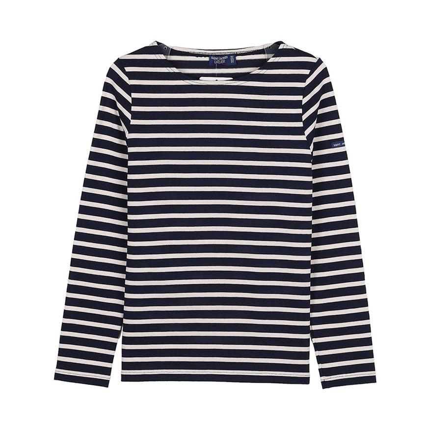 Saint James striped MERIDAME II MARINE ECRU women’s T-shirt