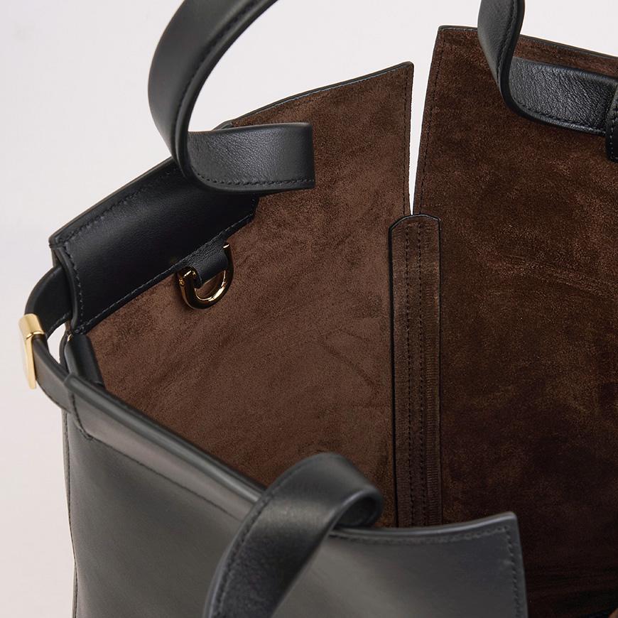 Tods Di Folio Tote Bag S Black Women’s XBWDBMAT200 ROR B999