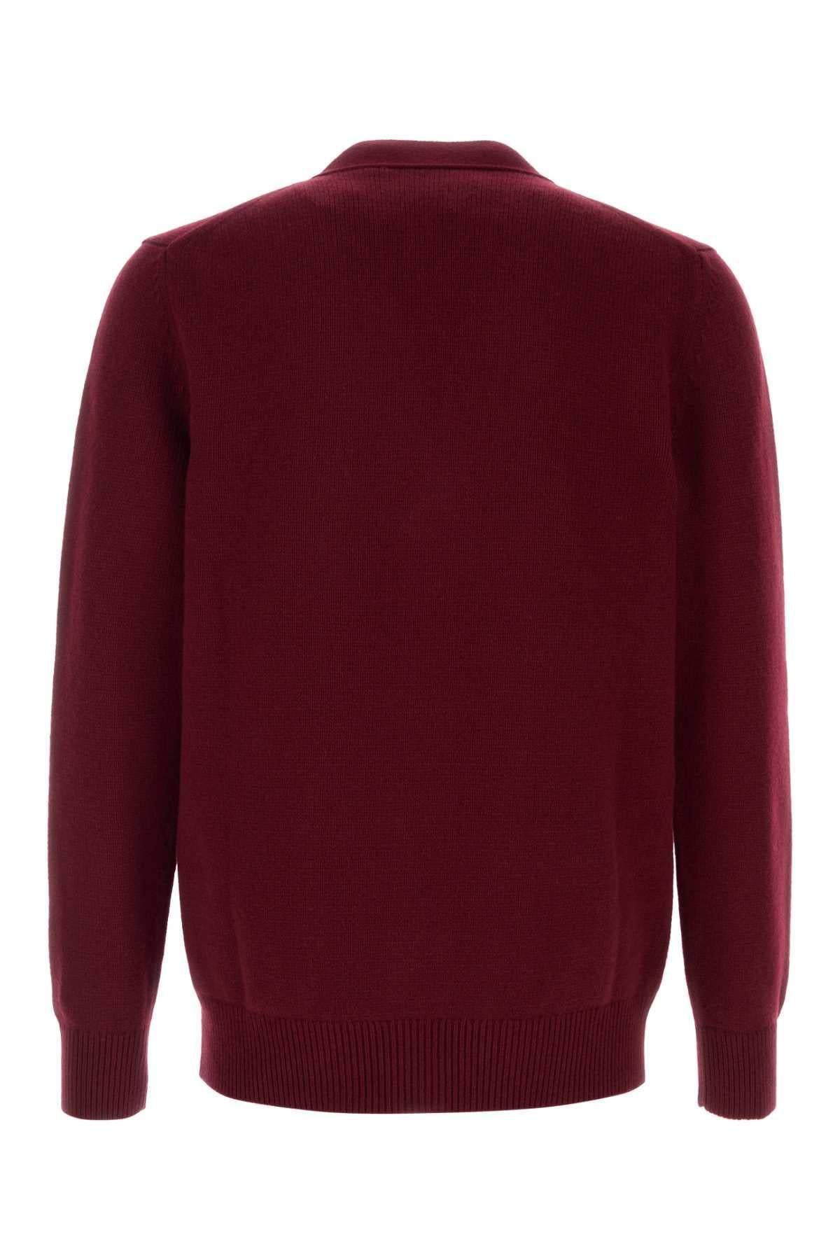 GUCCI Wool Knit Cardigan Men Red