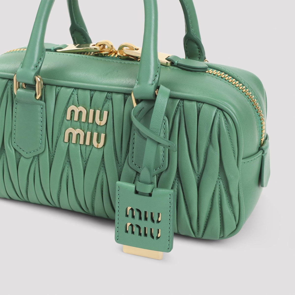 Miu Miu Black Leather Shoulder Bag
