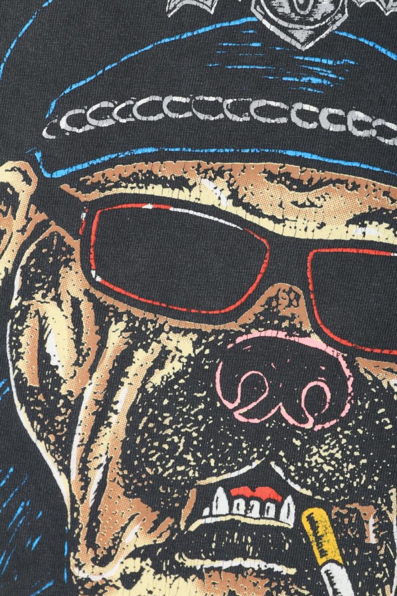 GALLERY DEPT. Vintage Black OCT Biker Dog Graphic T-Shirt Unisex