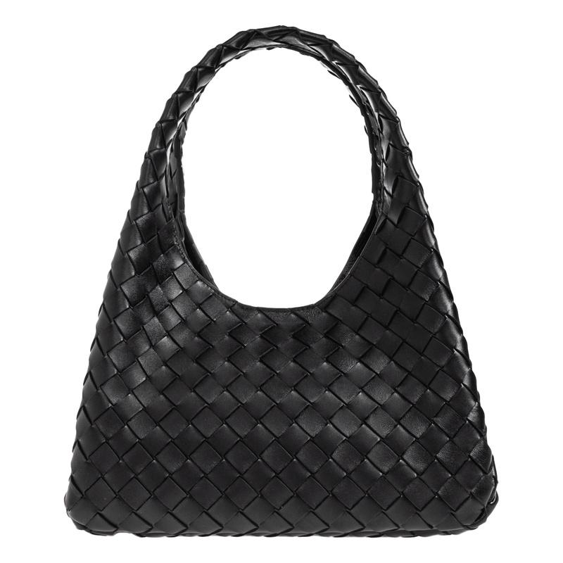 Bottega Veneta Campana Small Tote Bag Black Leather