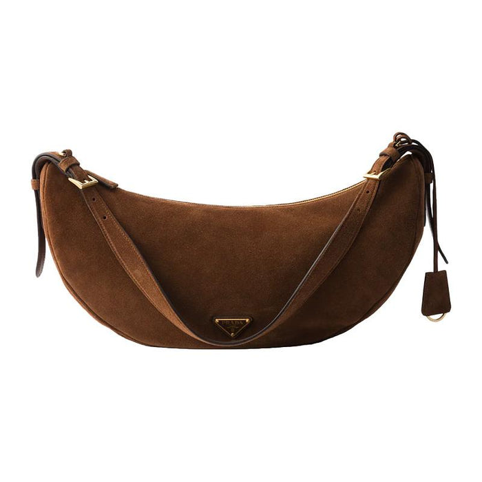 PRADA Demy Lune Large Shoulder Bag 1BC255 OVO 2C4S F0324