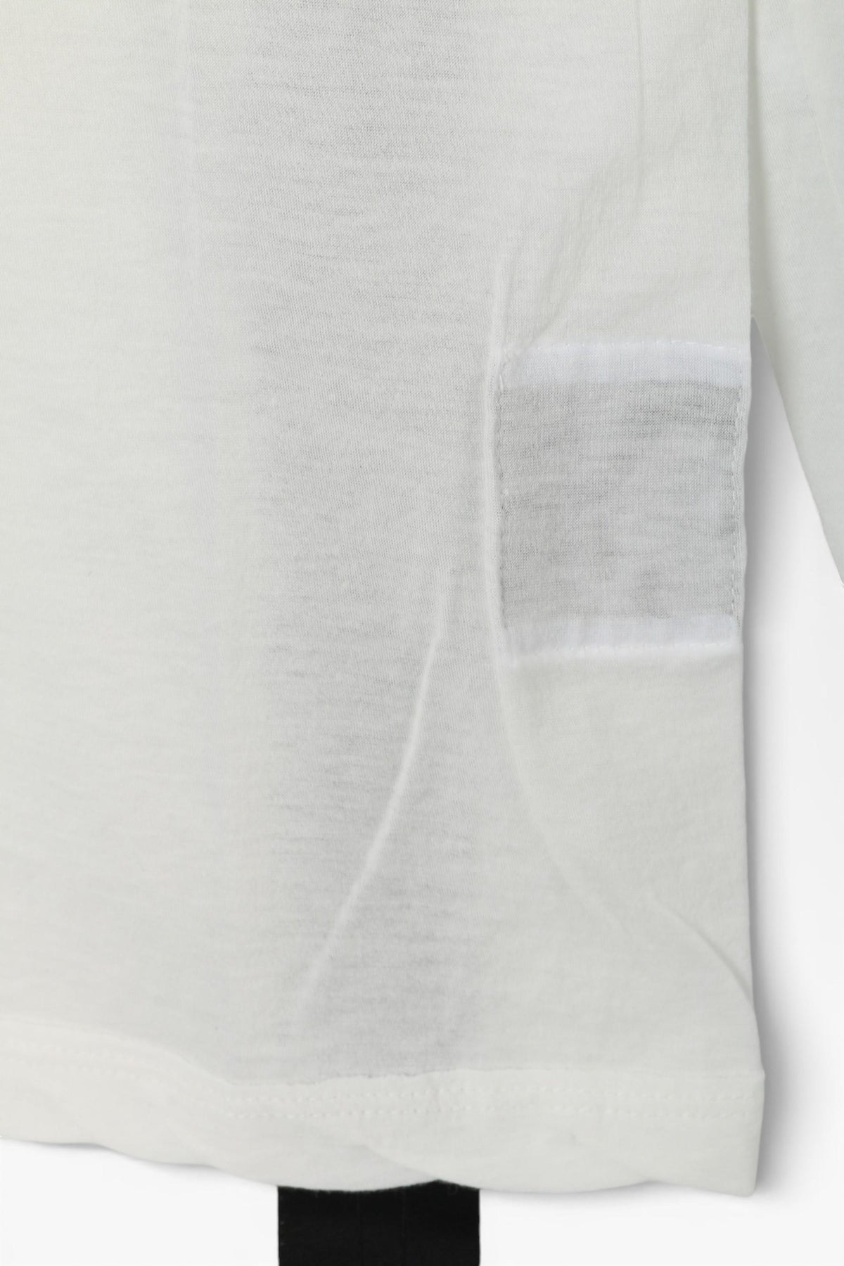 Rick Owens DRKSHDW Level Long Sleeve T-Shirt Milk DU01E3260 BH 11
