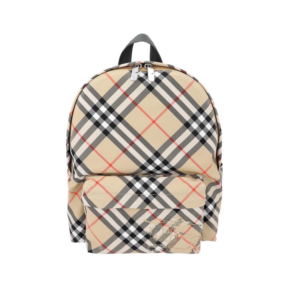 BURBERRY EKD Logo Check Small Backpack