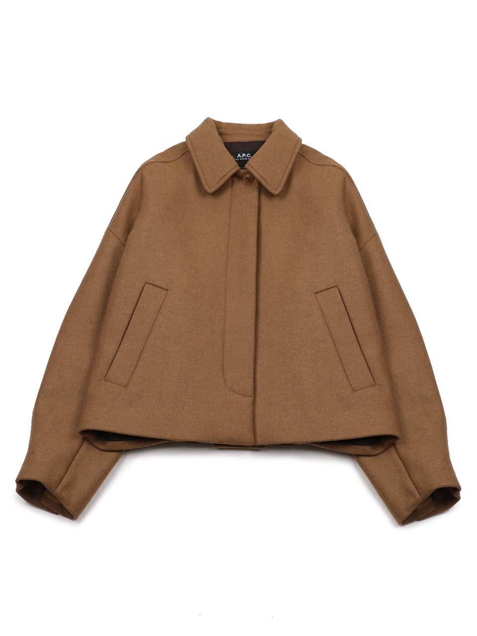 A.P.C. Beka Jacket Women’s Cotton Blend Zip Jacket Navy WVBEB F02990
