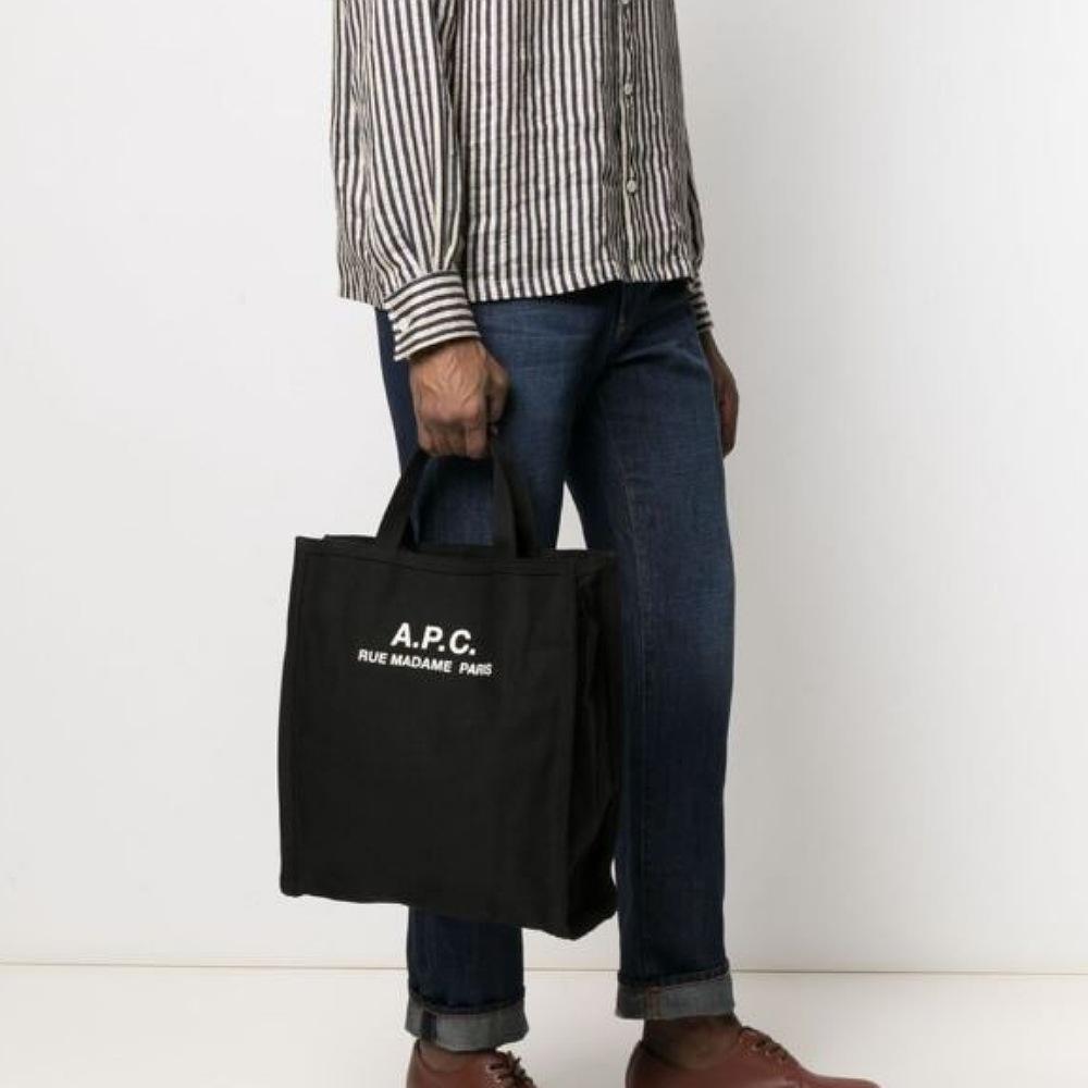 A.P.C. Black Recuperation Tote Bag Unisex CODBMH61318 LZZ