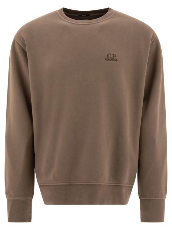 CP Company Walnut Long Sleeve Sweatshirt