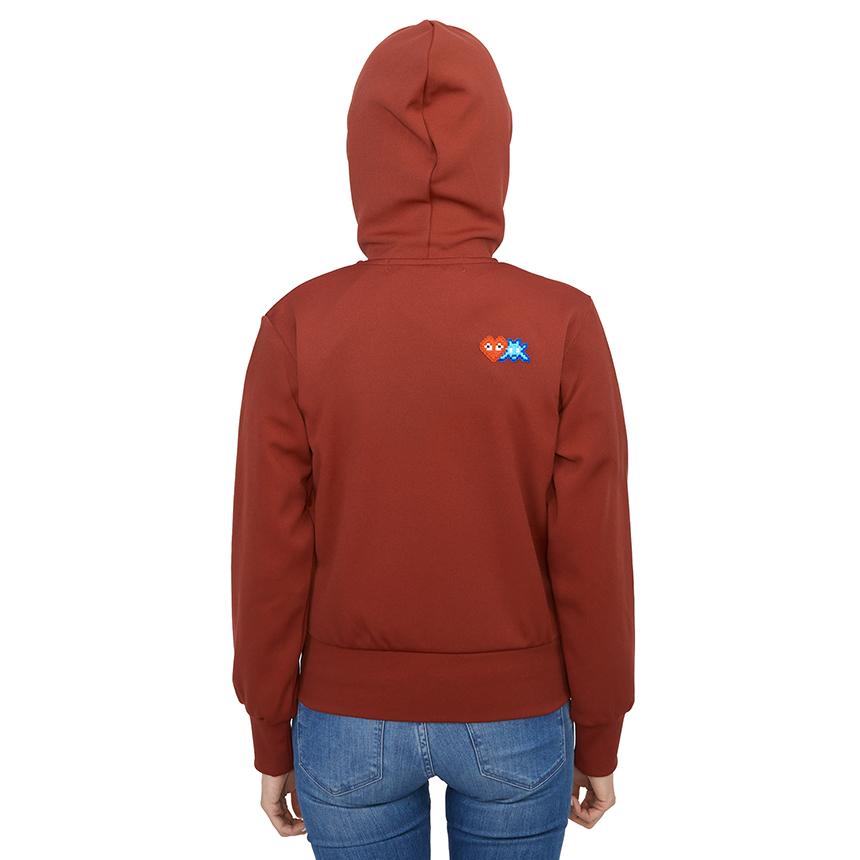 Comme des Garcons Invader Double Patch Women’s Hooded Zip-Up Knit AZ T333 051 2