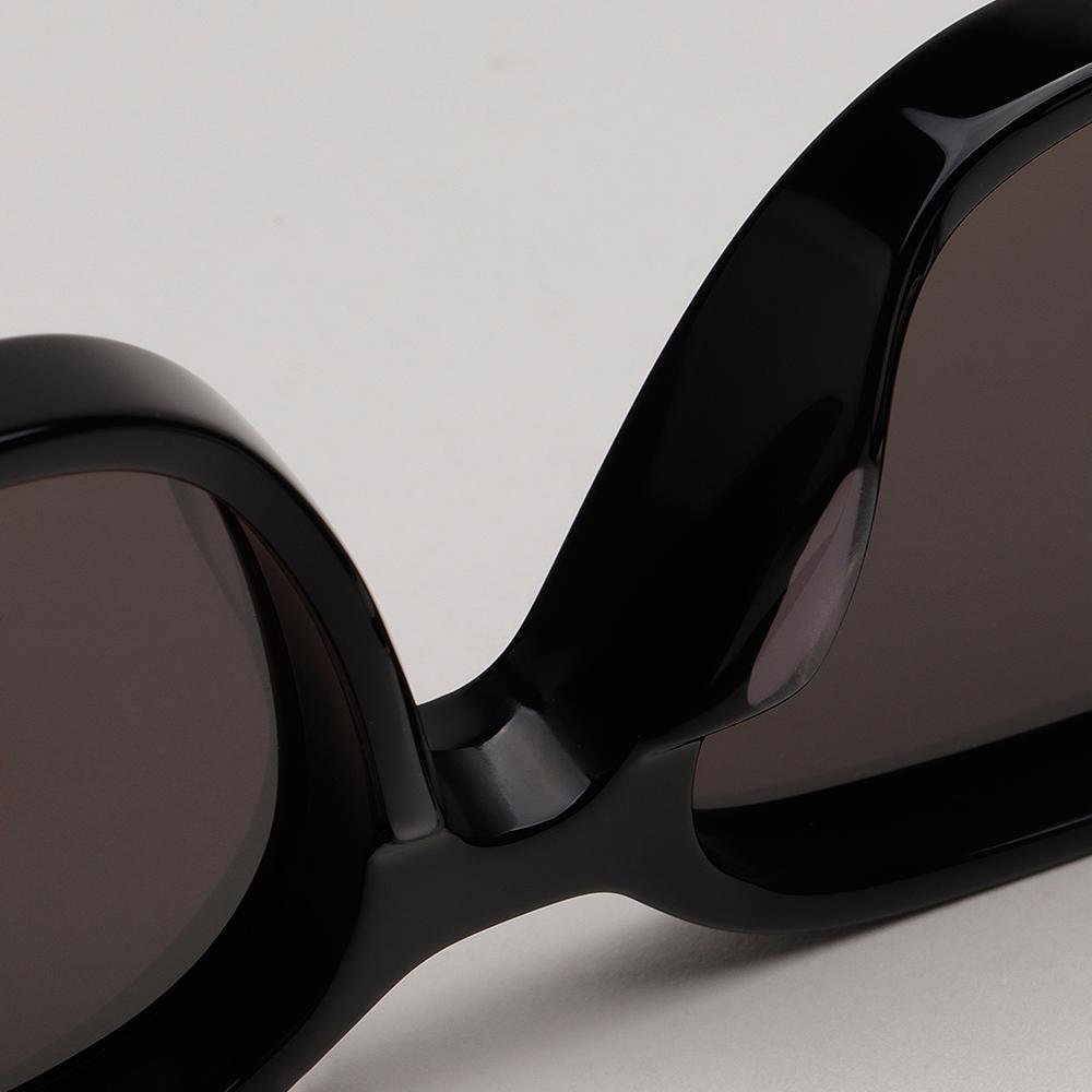 TOM FORD Black Acetate Asian Fit Unisex Sunglasses