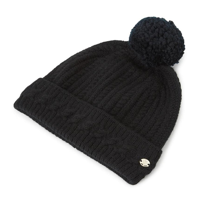 HELEN KAMINSKI Annette Women’s Knit Beanie Hat HAT51829 BLACK