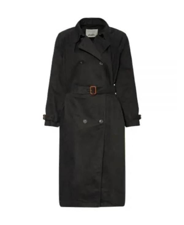 Isabel Marant EDENNA Trench Coat Black