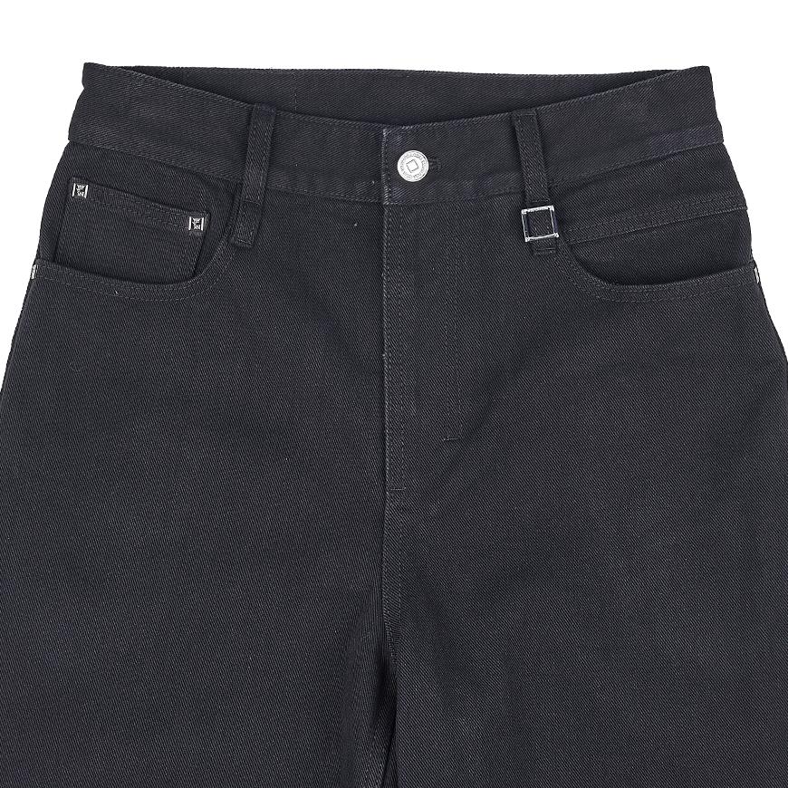 WOOYOUNGMI Wide Denim Jogger Pants Blue Men