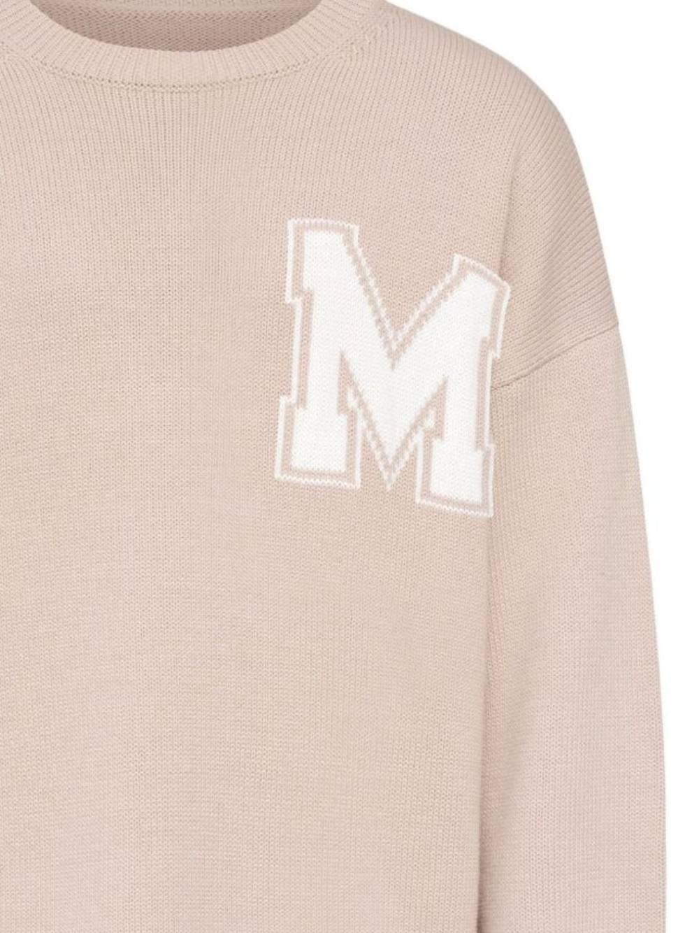 Maison Margiela Black Wool Crewneck Knit Sweater