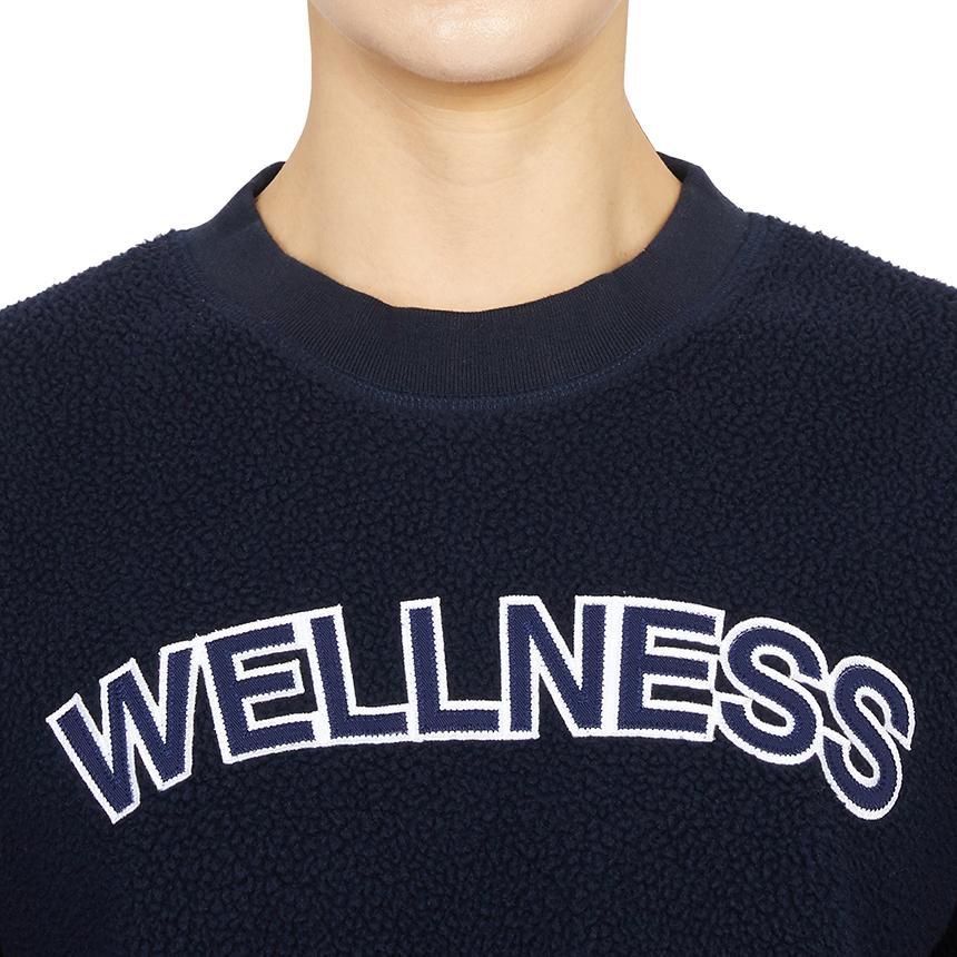 SPORTY&RICH Women’s Navy Crewneck Sweatshirt