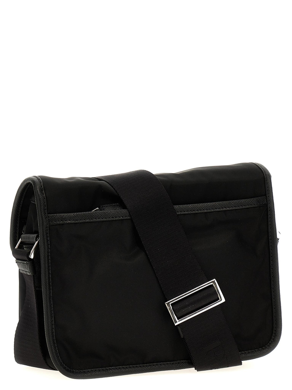 PRADA Black Nylon Crossbody Bag