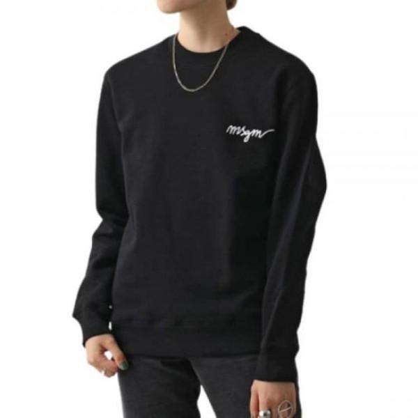 MSGM Embroidered Logo Crewneck Sweatshirt 2000MDM543 200001 99