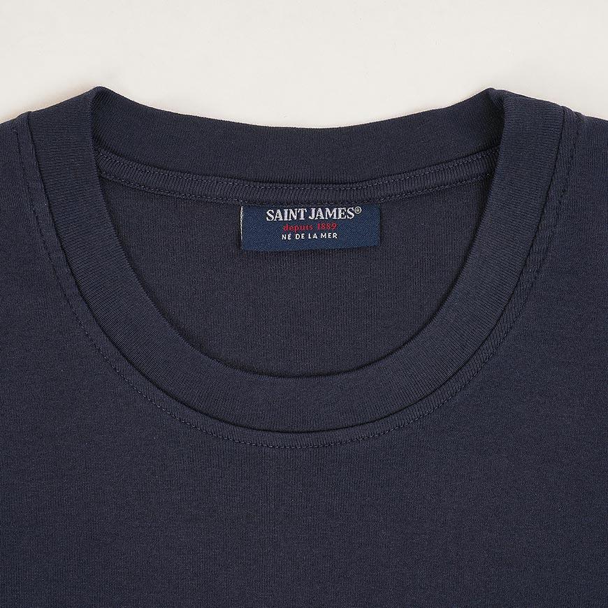 Saint James Marine Stripe LUMIO MC Short Sleeve Men’s T-Shirt