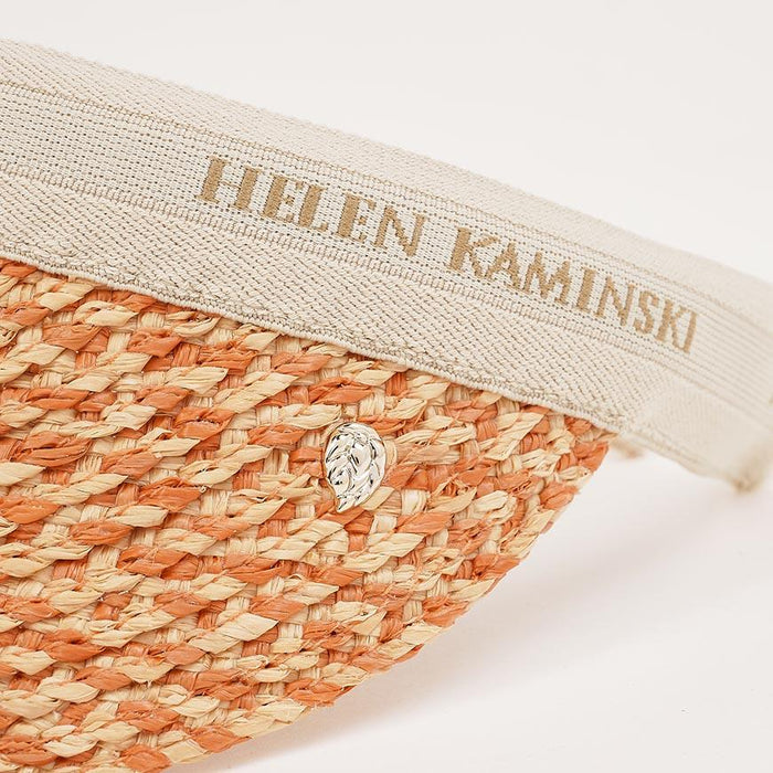 HELEN KAMINSKI Salmon Melange Natural Bianca 10 Visor Hat