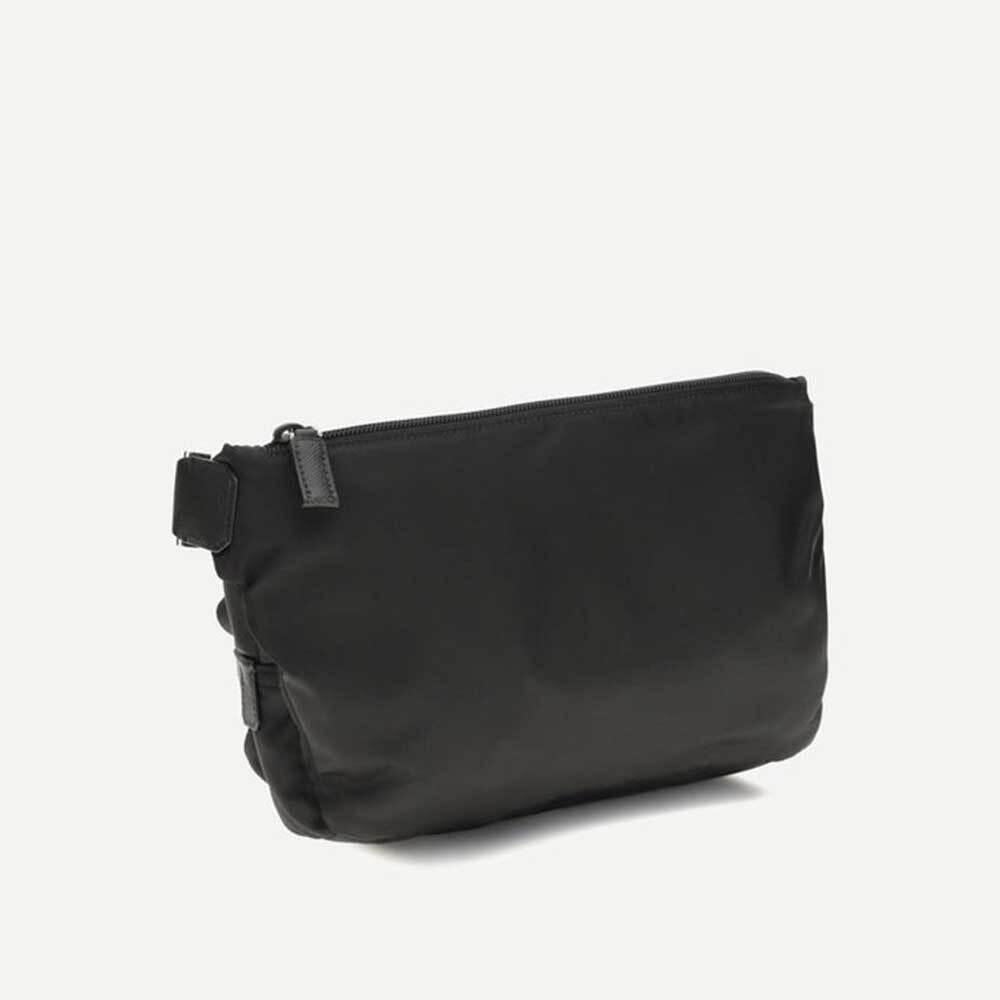 PRADA Re-Nylon and Leather Shoulder Bag