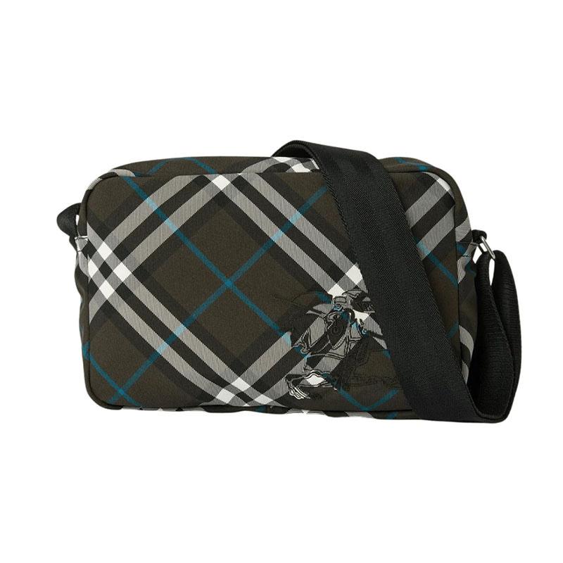 BURBERRY EKD Check Crossbody Bag