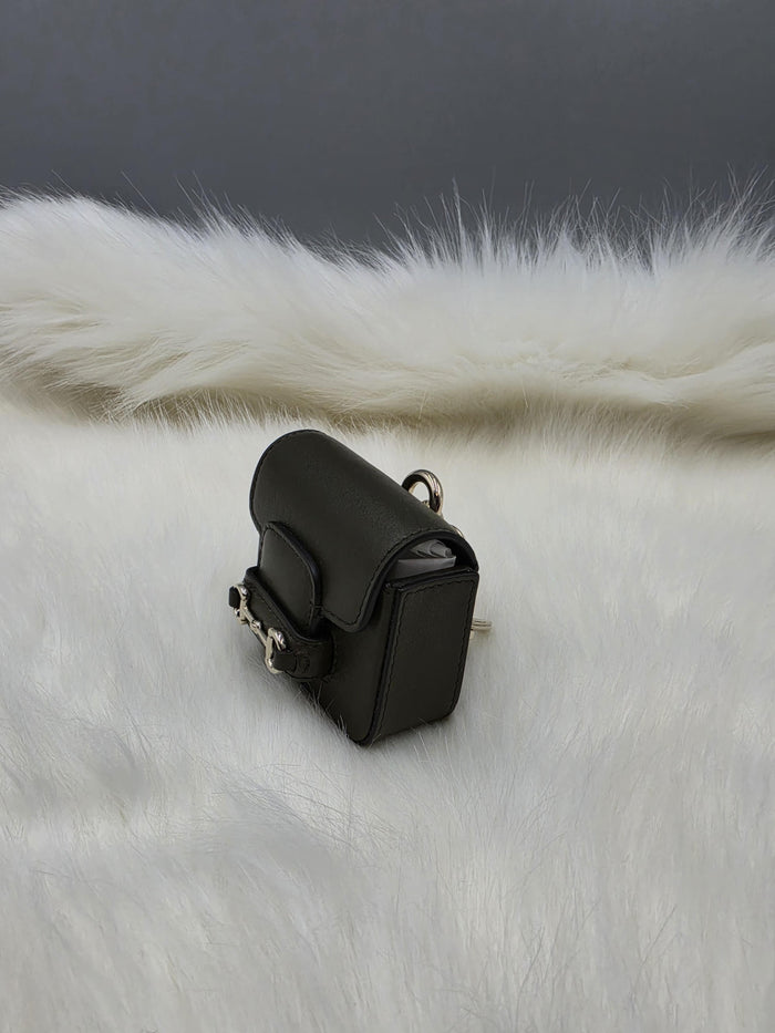 GUCCI Horsebit 1955 Calf Leather Keychain Keyring AirPods Case