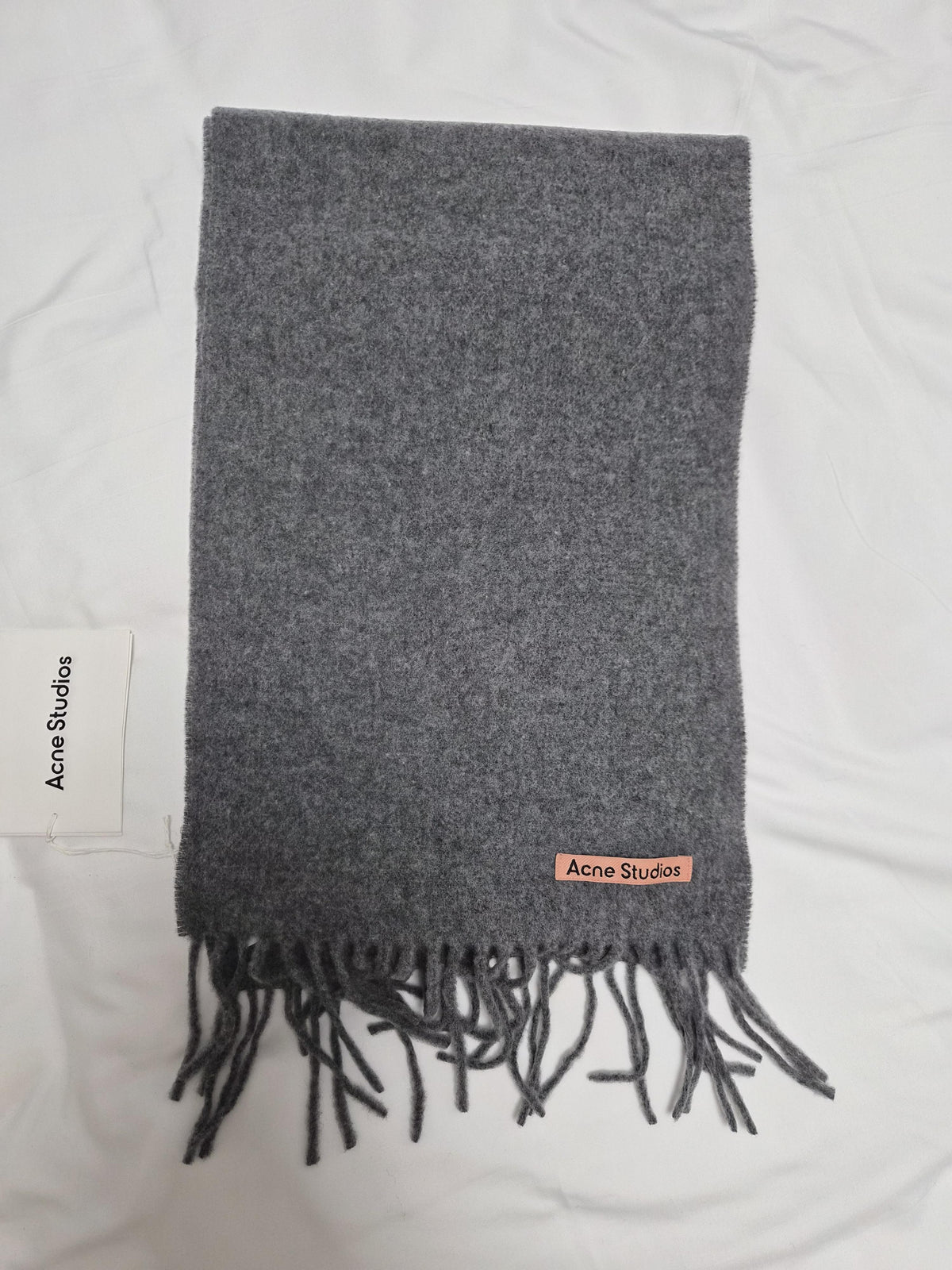 Acne Studios Wool Fringe Scarf / Muffler