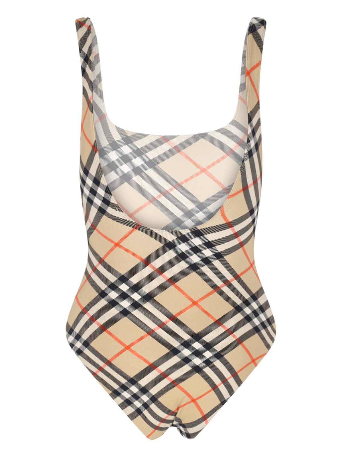 BURBERRY Black Monogram One-Piece Swimsuit