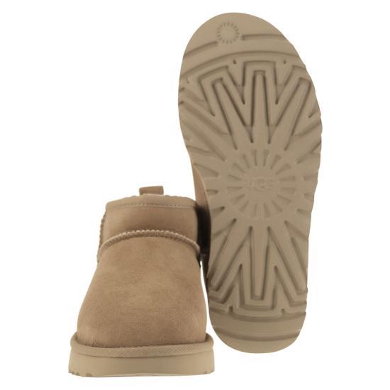 Ugg Classic Ultra Mini Ankle Boots Sand Suede Women’s