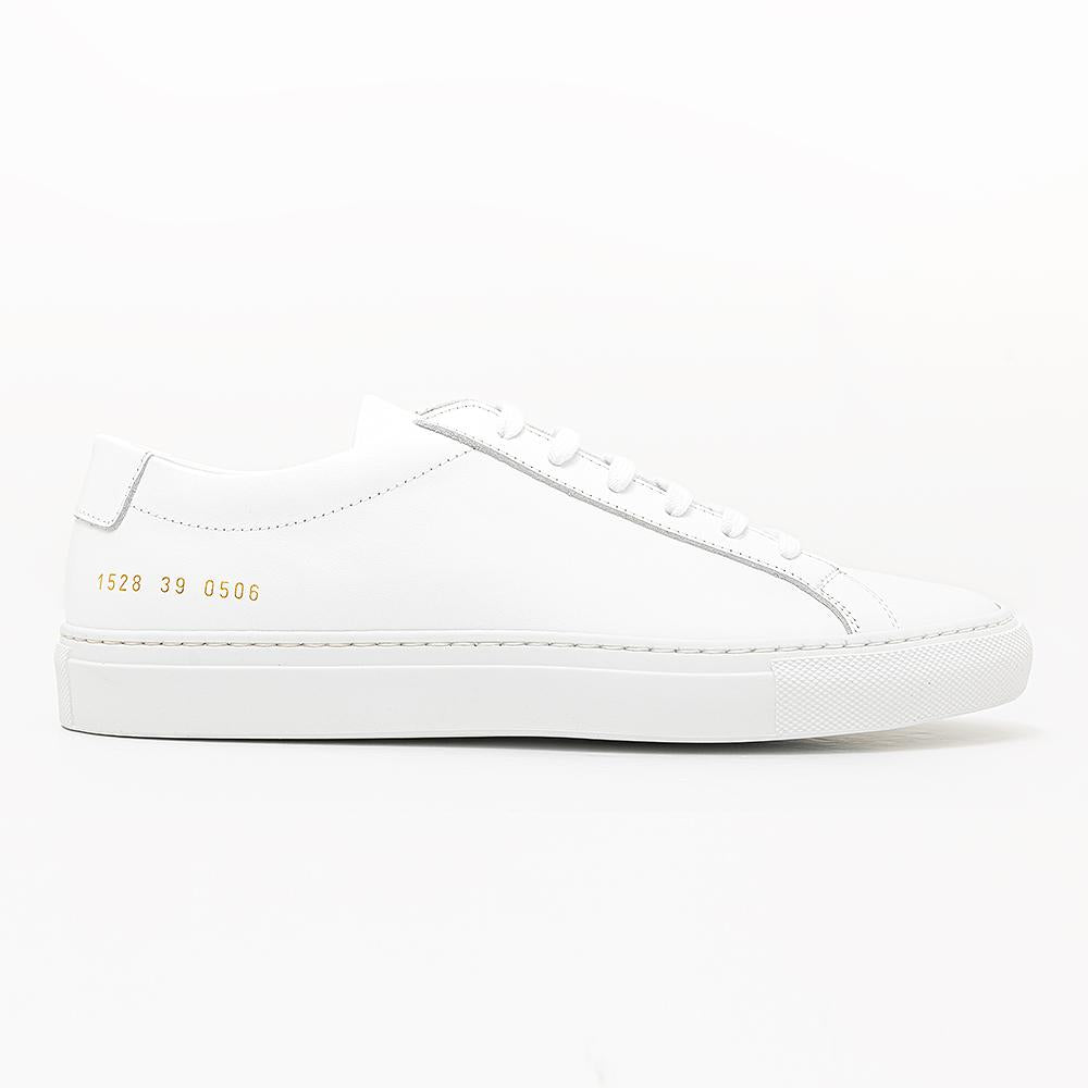 Common Projects Achilles Low White Leather Sneakers Unisex