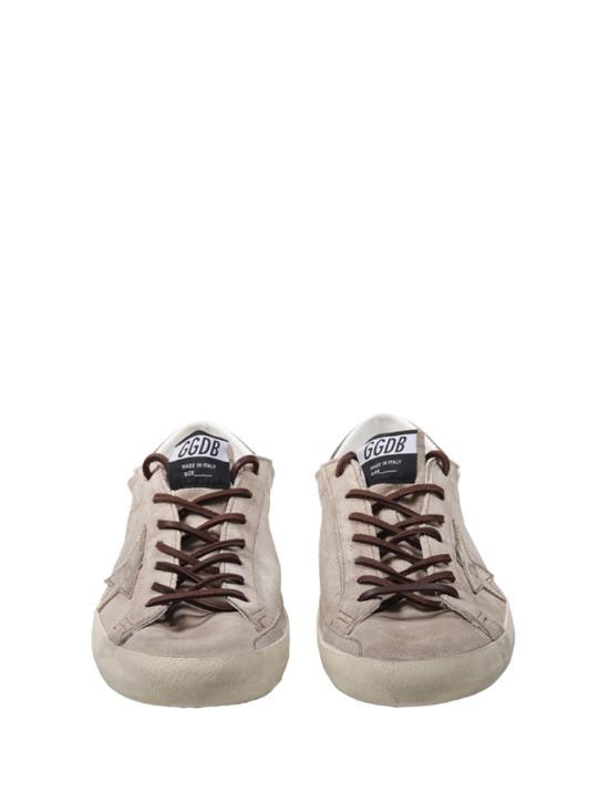 GOLDEN GOOSE Beige Platinum Leather Sneakers Men