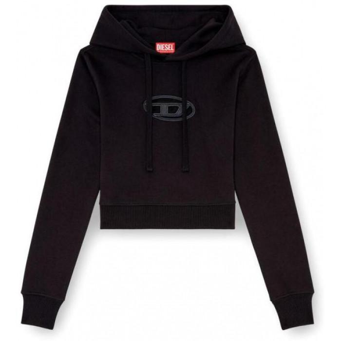 DIESEL Slim Fit Hooded Sweatshirt OD for Women A15714 0GRAC 9XX