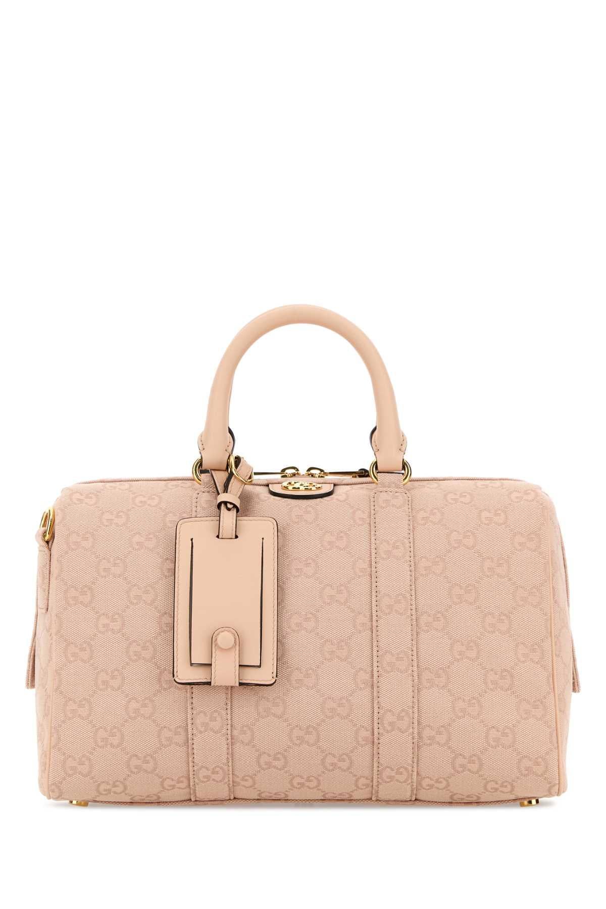 GUCCI Leather Tote Bag Pink