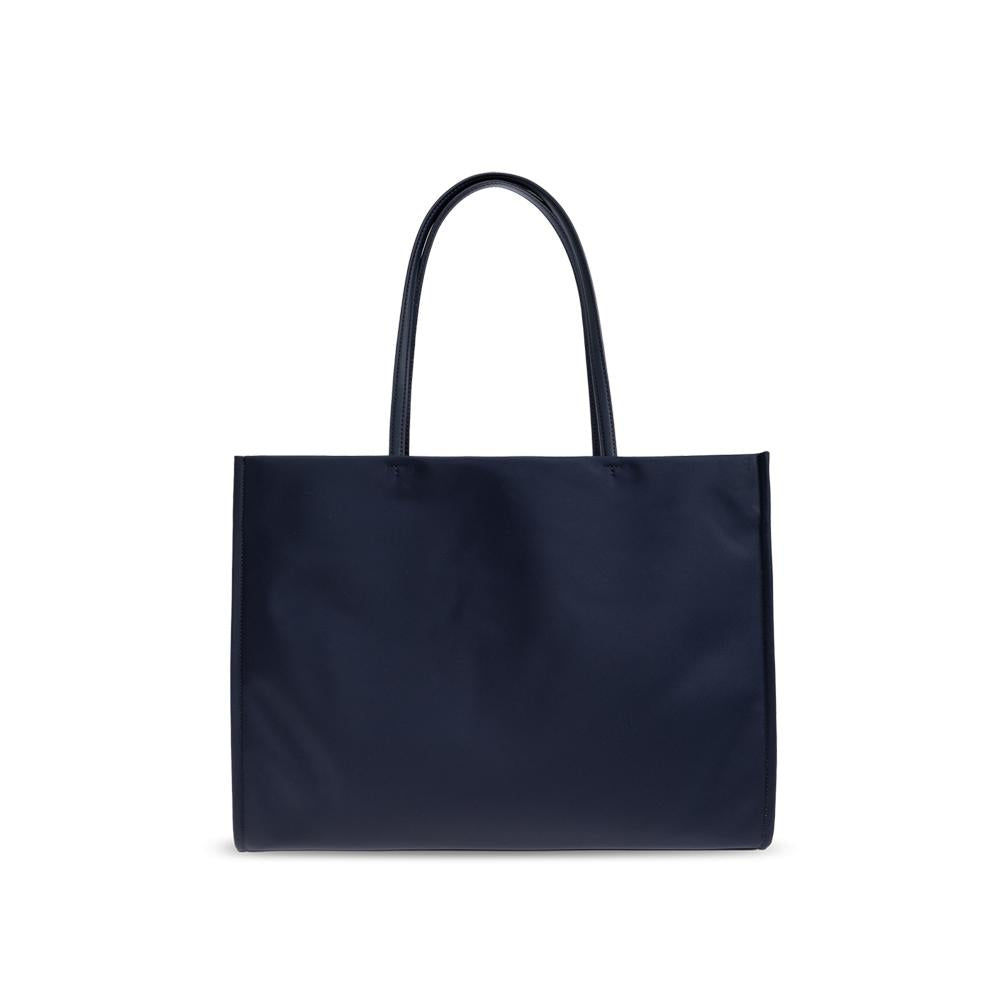 Tory Burch Ella Signature Logo Small Tote Bag Navy 164757 400