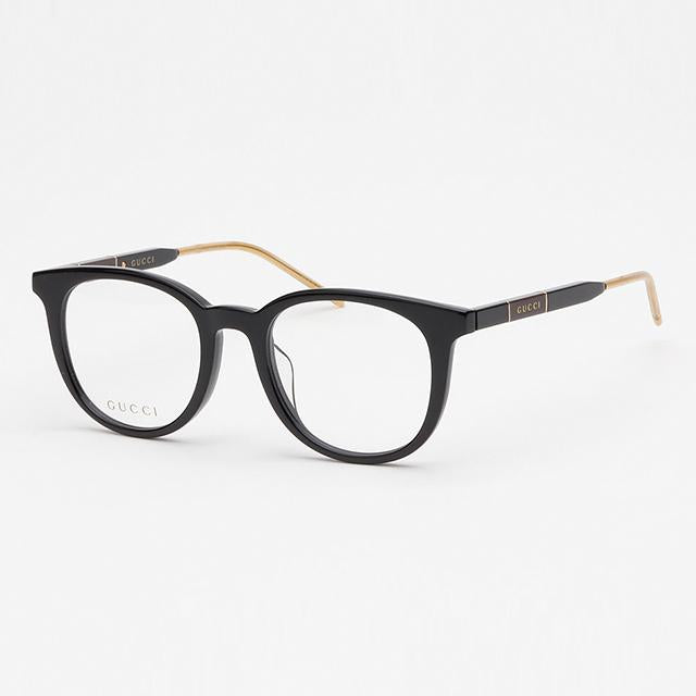 GUCCI Black Acetate Full-Rim Eyeglasses Unisex Asian Fit Large
