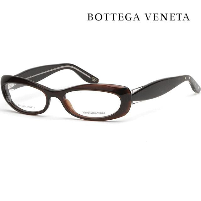 Bottega Veneta Black Acetate Oval Geek Chic Eyeglass Frames Unisex BV84 VNH