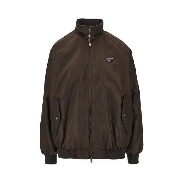 PRADA Down Bomber Jacket Black Nylon Women’s