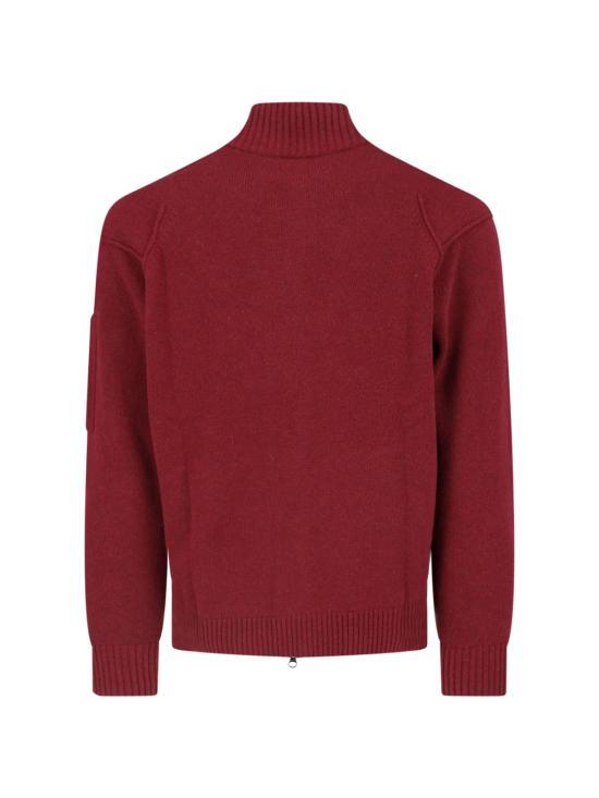 CP Company Andorra Red Knit Cardigan for Men