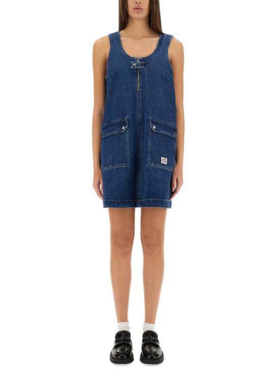 A.P.C. Short Dress Women’s Mini Dress COHETF35145IAL DENIM DOM