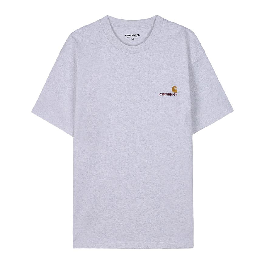 CARHARTT WIP American Script Logo T-Shirt Men Navy Cotton