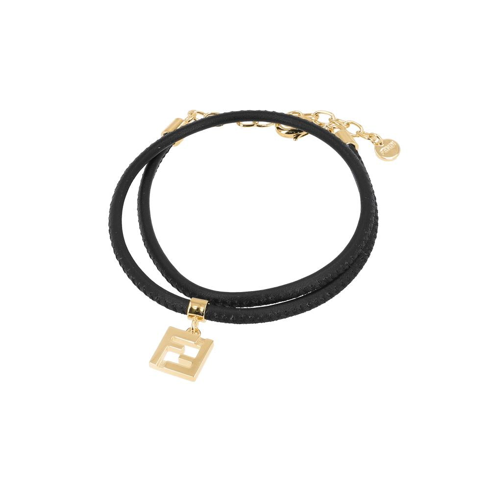 FENDI Forever Logo Leather Bracelet for Women 8AL293 AH9W F0A1F