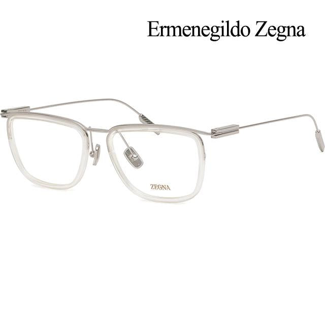Zegna Clear Rectangle Unisex Eyeglass Frames EZ5288 026