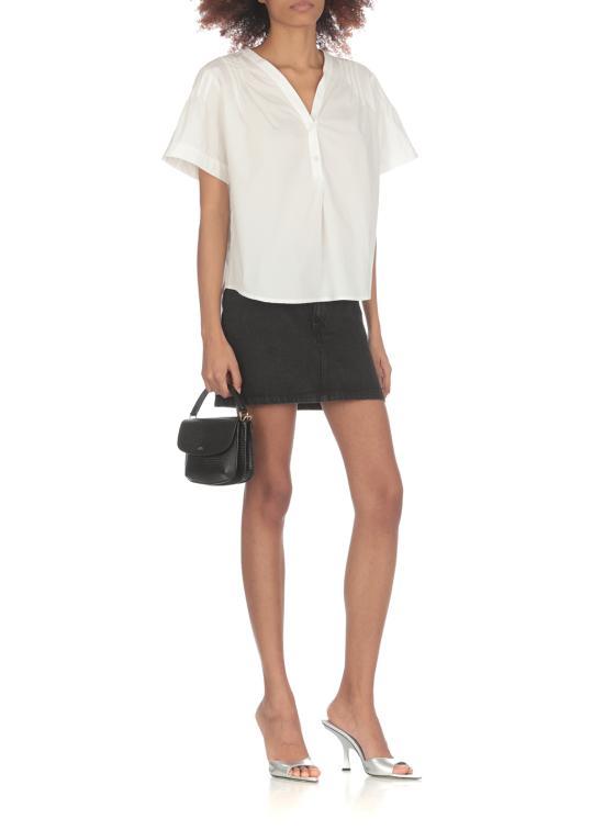 A.P.C. Cotton Button-Down Shirt for Women COEVDF13417AAB DOM