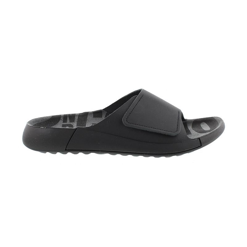 ecco Cosmo Women’s Leather Slide Sandals Black