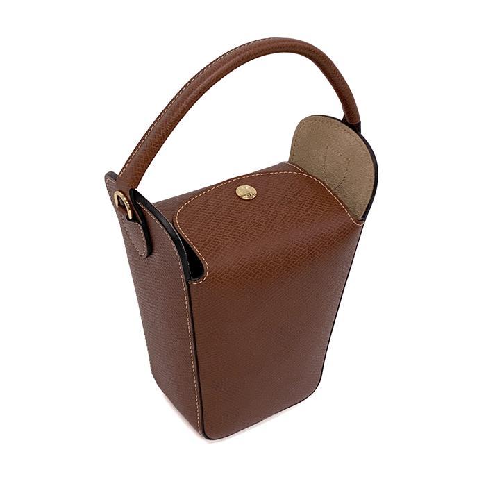 Longchamp EPURE XS Popcorn Bag Shoulder Bag White Leather