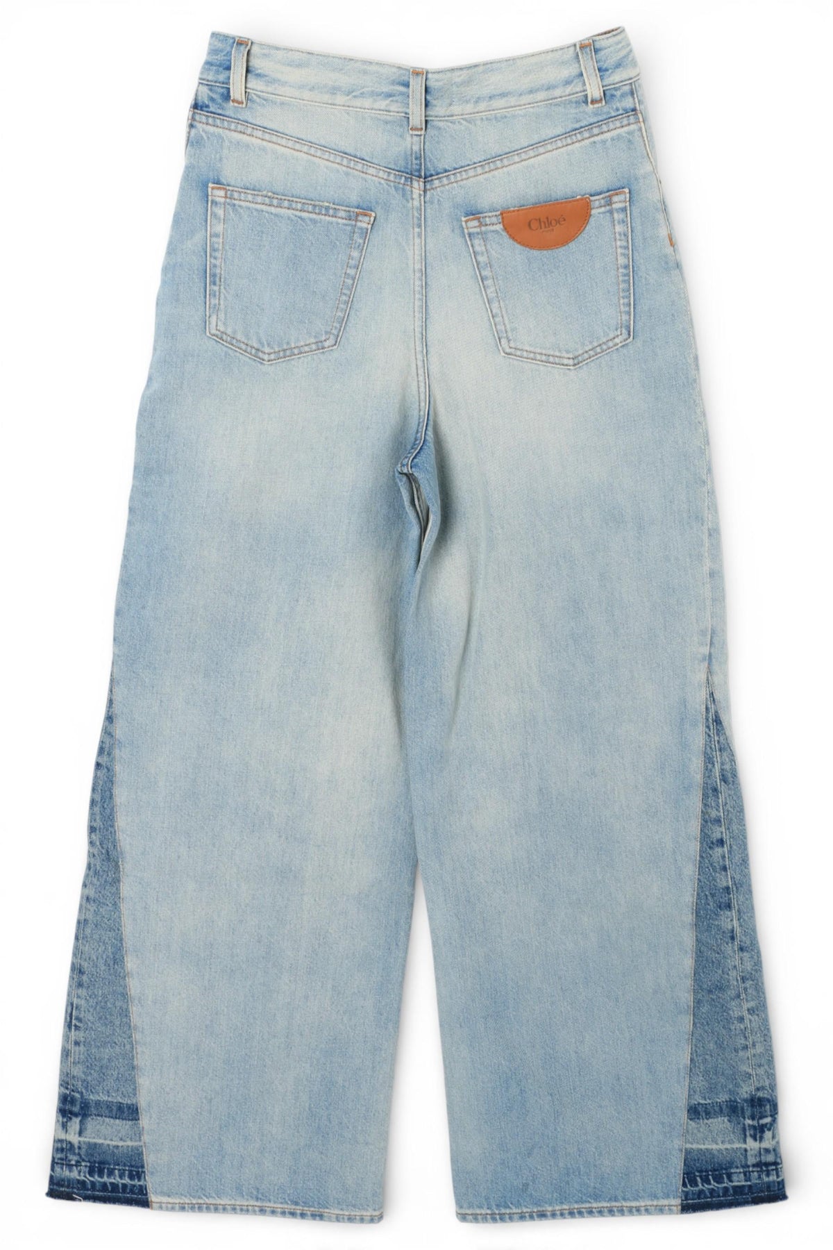 Chloe Wide Leg Denim Jeans CH24WDP0215149V