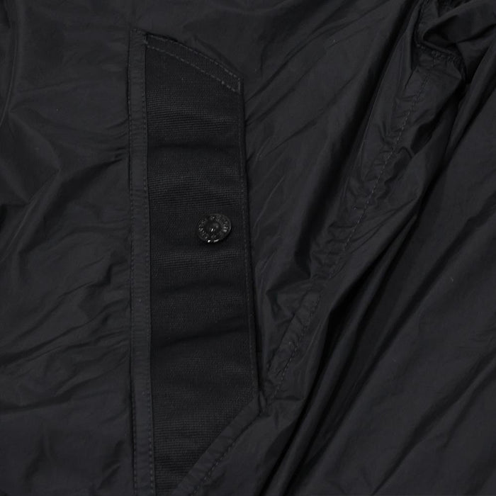 STONE ISLAND Crinkle Reps Nylon Hooded Zip Jacket Black Men