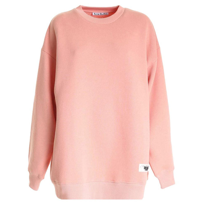Acne Studios Women’s Logo Oversized Crewneck Sweatshirt