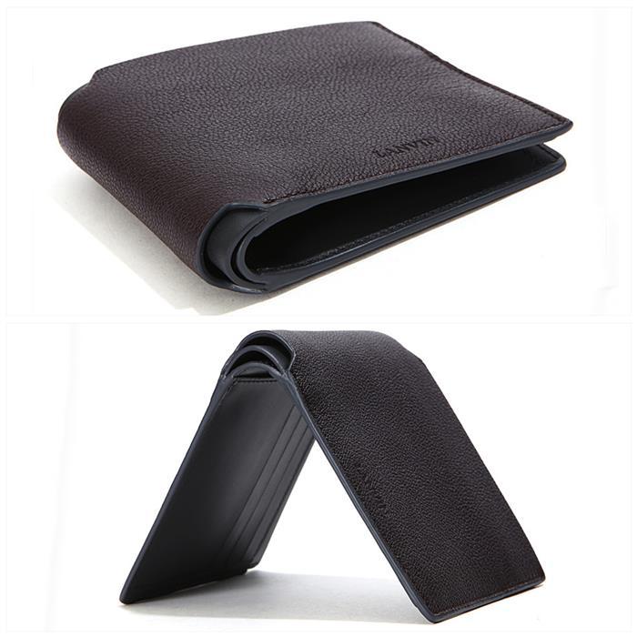 Lanvin Men’s Leather Bifold Wallet LM SLA8CS CRIV A14 39