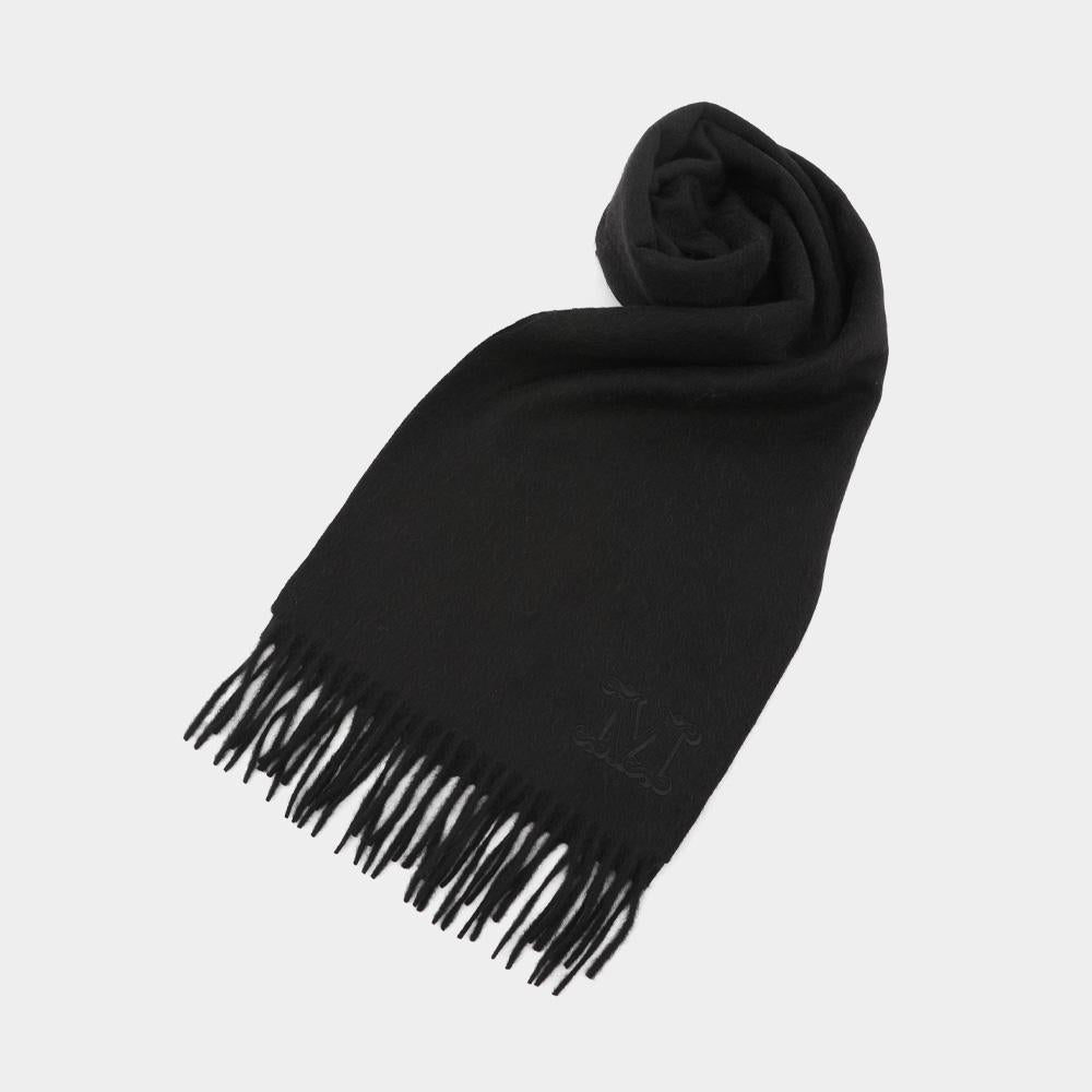 Max Mara M Logo Wool Scarf 252454 6322600